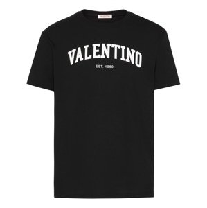VALENTINO Logo Black tričko Veľkosť: L