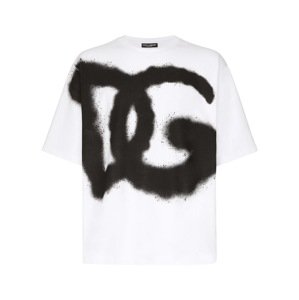 DOLCE & GABBANA Spray White tričko Veľkosť: L