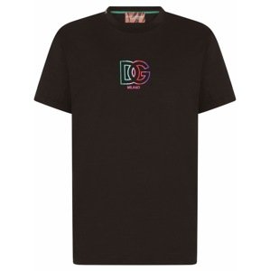 DOLCE & GABBANA Rainbow Black tričko Veľkosť: XL