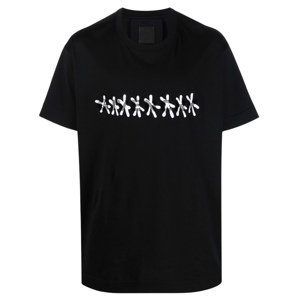 GIVENCHY Overprint Black tričko Veľkosť: L
