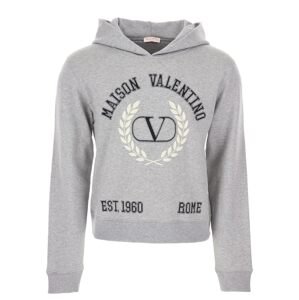 VALENTINO Embroidered Grey mikina Veľkosť: XL