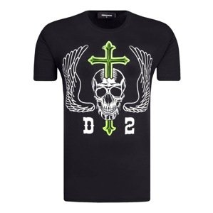 DSQUARED2 Skull Black tričko Veľkosť: L