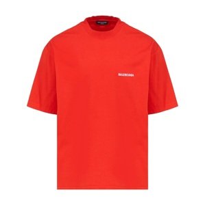 BALENCIAGA Bright Red tričko Veľkosť: XL