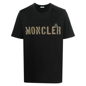 MONCLER Logo Black tričko Veľkosť: L