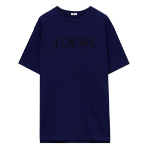 LOEWE Logo Dark Purple tričko Veľkosť: L