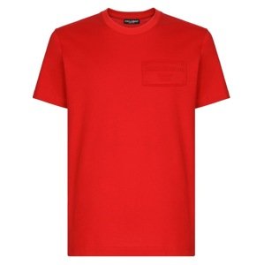DOLCE & GABBANA Symbol Red tričko Veľkosť: S