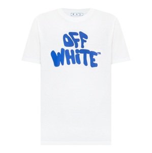 OFF-WHITE Logo White tričko Veľkosť: L
