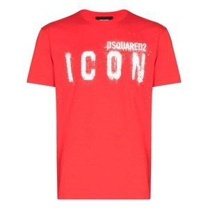 DSQUARED2 Icon Spray Red tričko Veľkosť: M