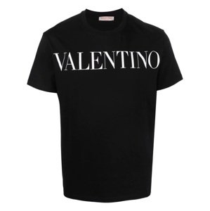 VALENTINO Logo Black tričko Veľkosť: S