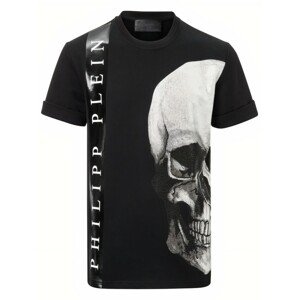 PHILIPP PLEIN Skull Black tričko Veľkosť: L