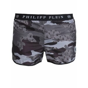 PHILIPP PLEIN Camouflage Grey plavky Veľkosť: XL