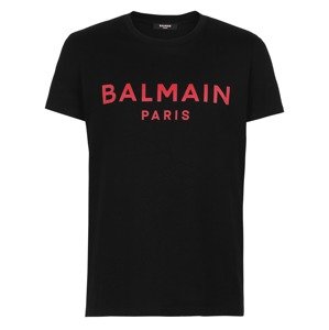 BALMAIN Paris Logo Black tričko Veľkosť: L