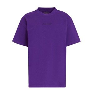 BALENCIAGA Logo Dark Purple tričko Veľkosť: M