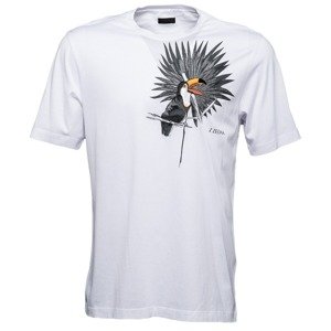 Z ZEGNA Bird White tričko Veľkosť: XXL