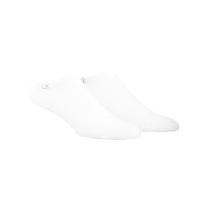 CALVIN KLEIN White 2-Pack ponožky Veľkosť: 39-42 EU