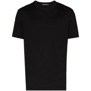 DOLCE & GABBANA Logo Black tričko Veľkosť: S