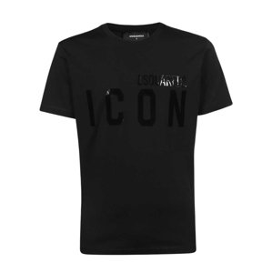 DSQUARED2 Icon Black tričko Veľkosť: S